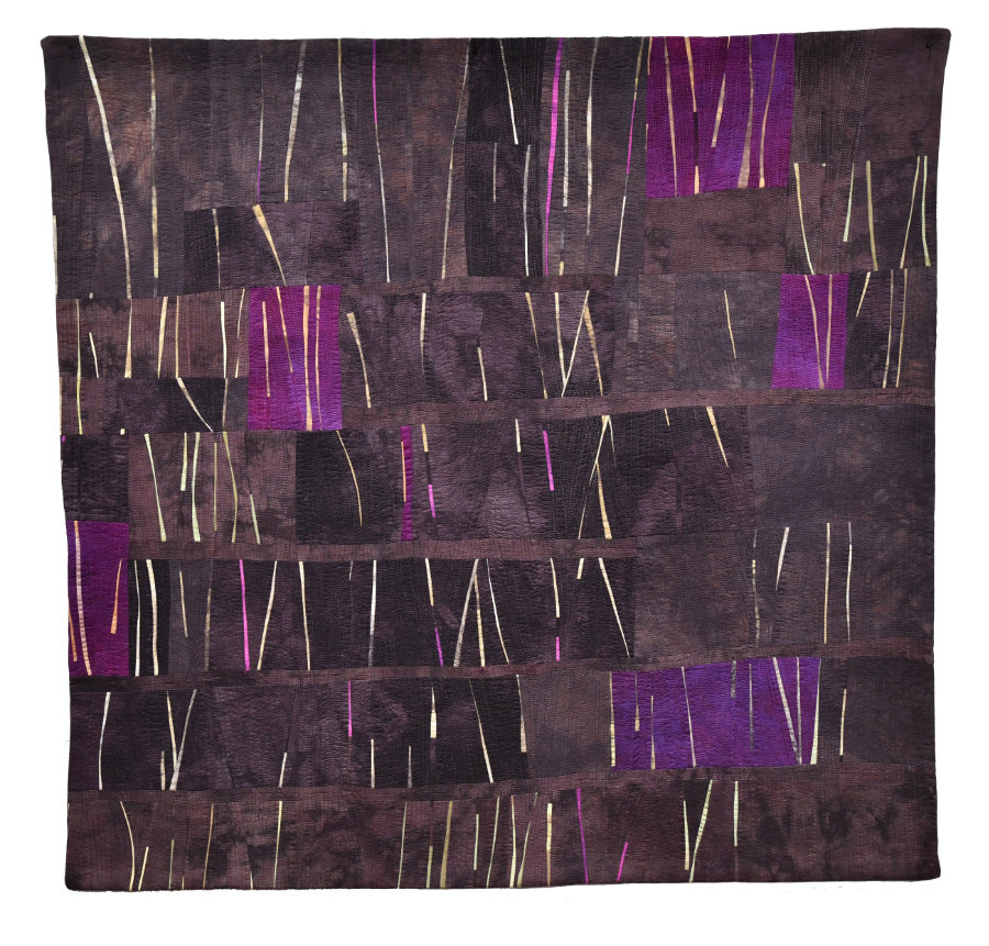 modern abstract quilt for wall